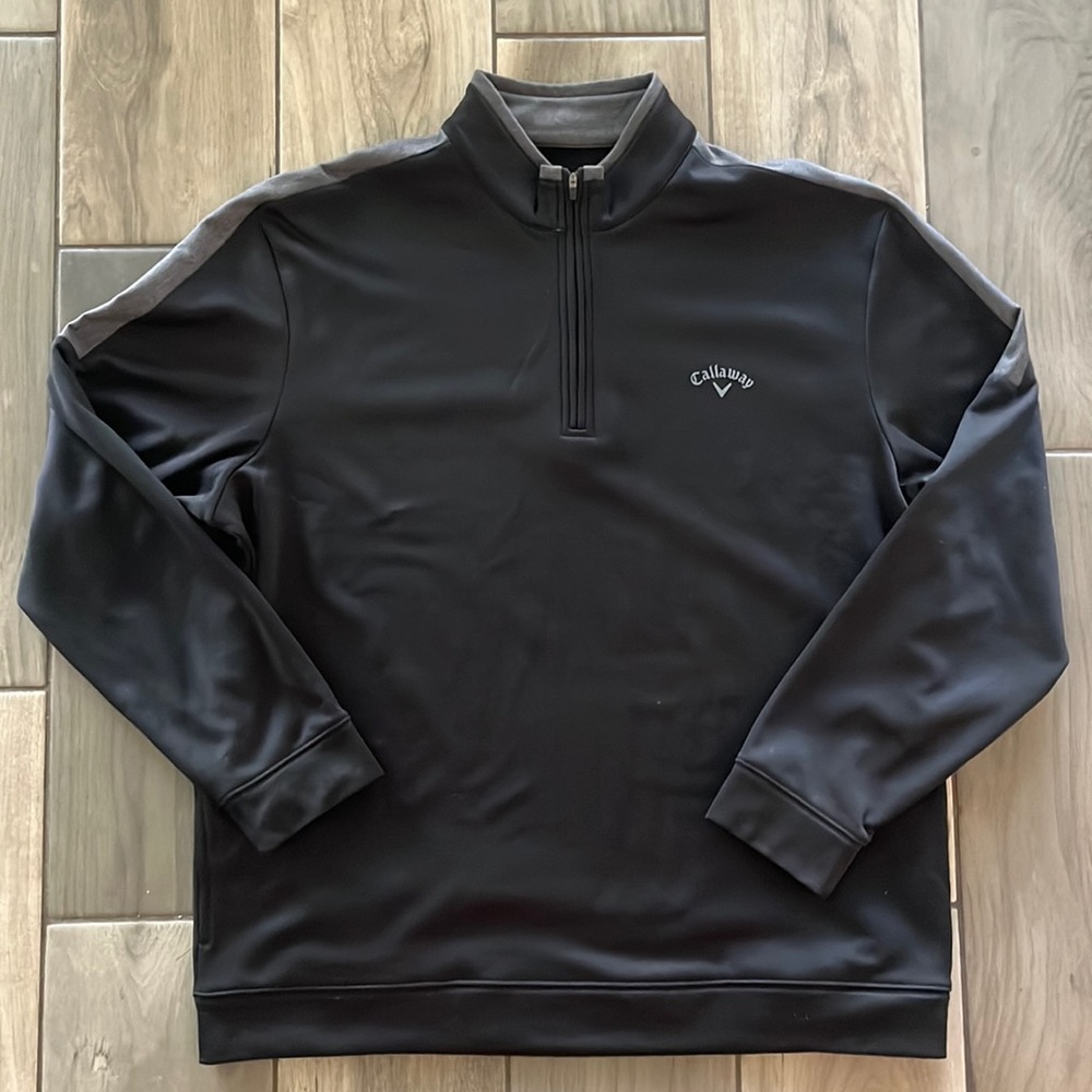 Callaway golf pull over fleece jacket, like new, size XL
